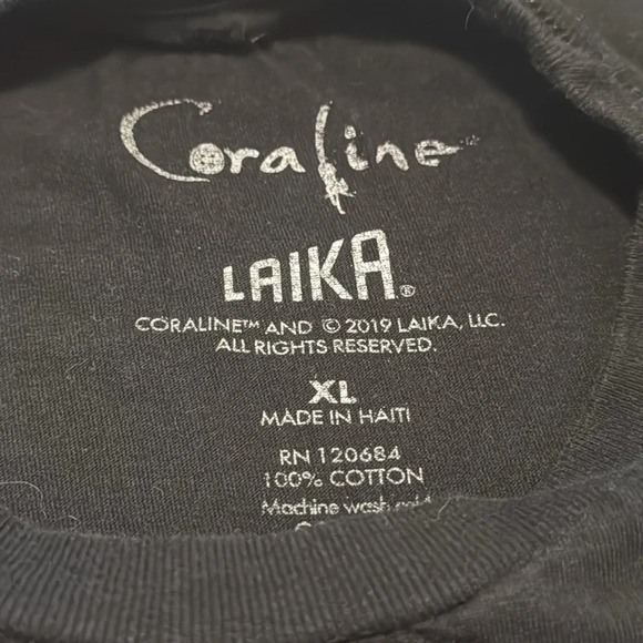 Hot Topic Coraline Pink Palace Short Sleeve Round Neck Adult T-Shirt XL - Picture 4 of 5